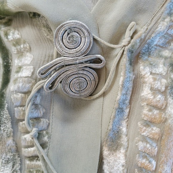 MARIAN CLAYDEN Silk Semi-Sheer Kimono Jacket - Picture 8 of 13